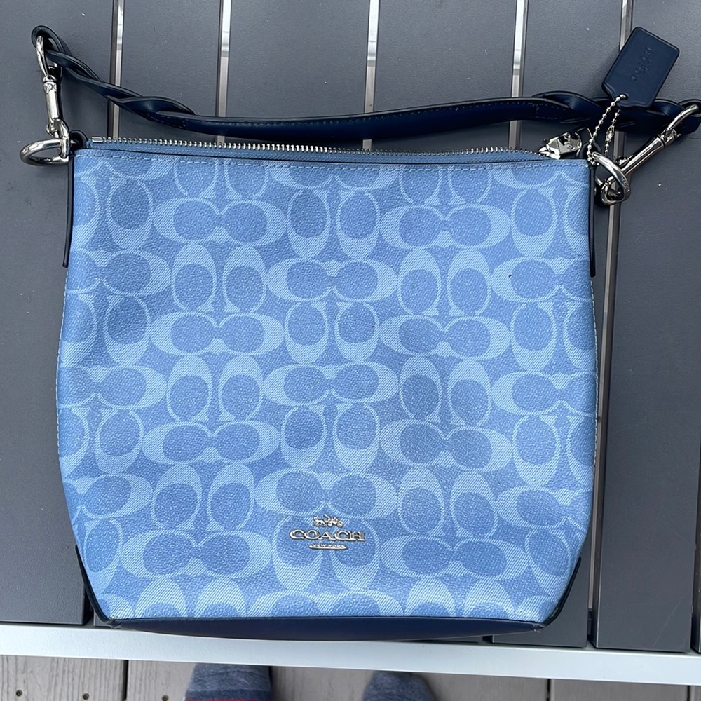 Coach Blue Mimi Abby Duffle Purse